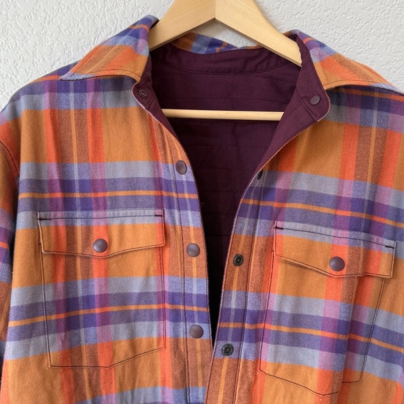Cotopaxi Salto Insulated Flannel Jacket Purple Orange size Small - Picture 9 of 16